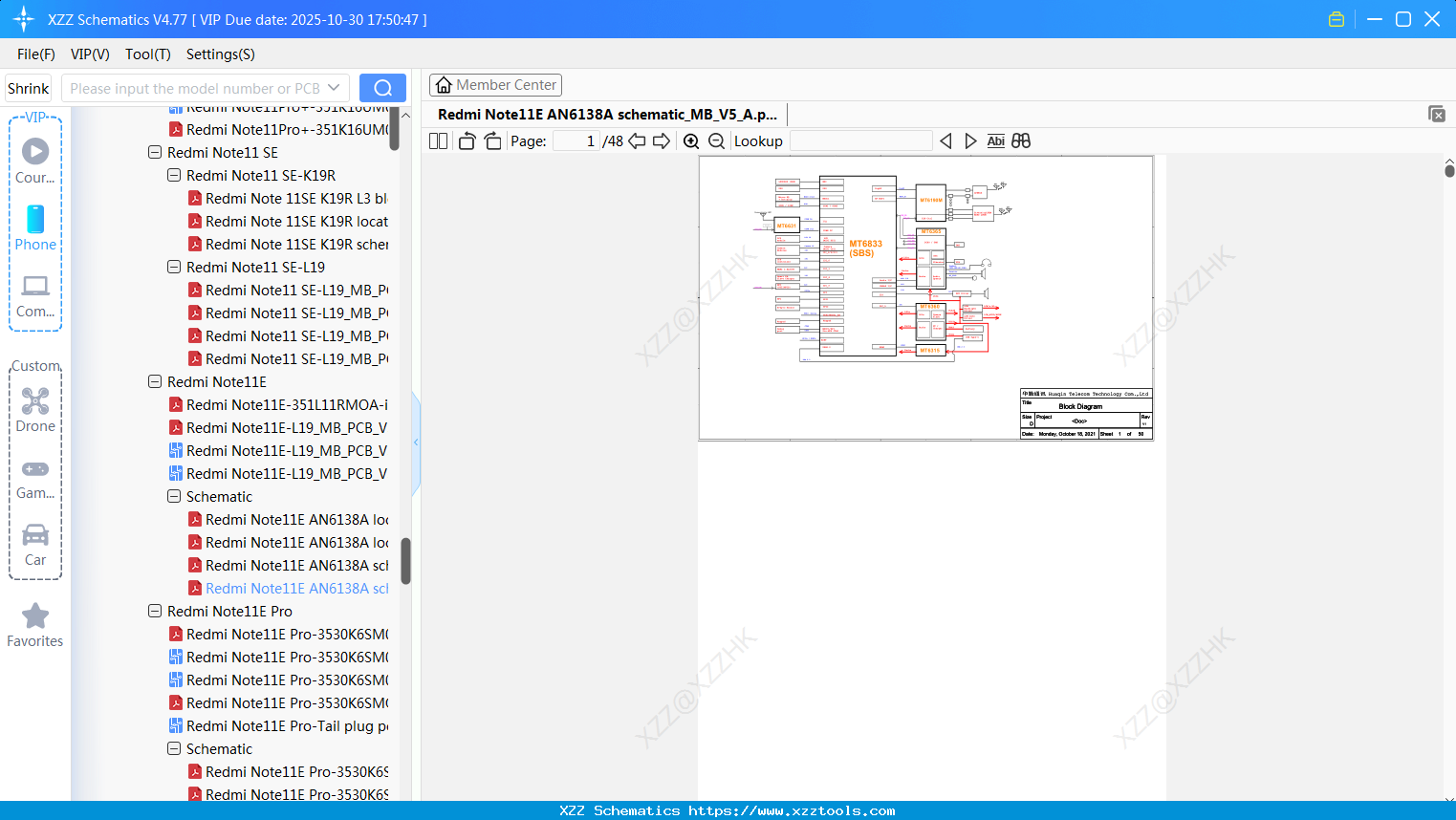 Xiaomi Redmi Note11E AN6138A Schematic_MB_V5_A